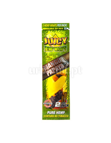 Juicy Hemp Wraps Mango Papaya (x2) | Juicy Blunts | 