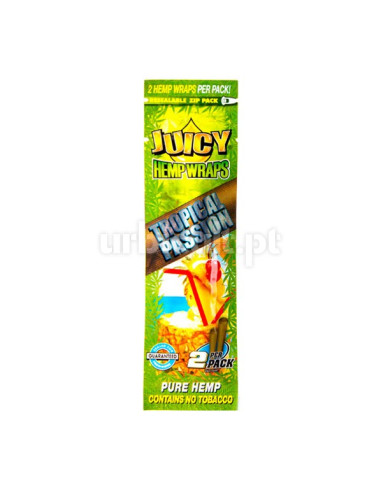 Juicy Hemp Wraps Tropical Passion (x2) | Juicy Blunts | 