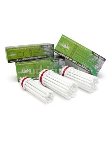 Pure Light CFL Green Power 2700K-6400K | Lâmpadas Económicas CFL/T5/PL